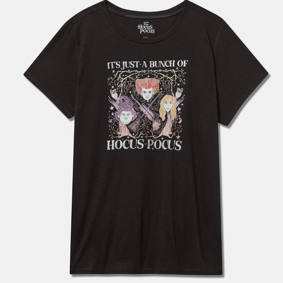❤️NWT VINTAGE TORRID TEE - DISNEY HOCUS POCUS - SANDERSON SISTERS HALLOWEEN - Picture 1 of 13
